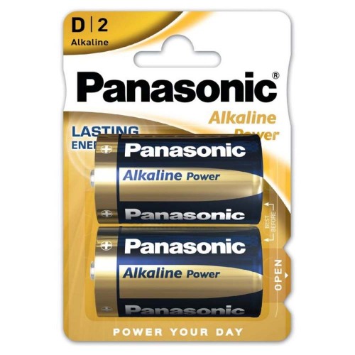 Panasonic Μπαταρίες D LR20 Alkaline Power 2τεμ (537004)