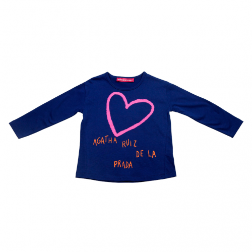 Agatha Ruiz De La Prada Μπλούζα Crayon Blue (7SS3701)