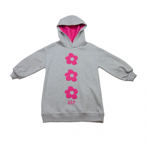 Agatha Ruiz De La Prada Φόρεμα Grey Pink Flowers (7VE3941)