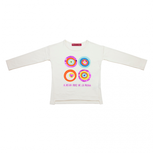 Agatha Ruiz De La Prada Μπλούζα Bubbles Λευκή (7SS3695)