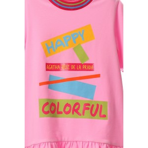 Agatha Ruiz De La Prada Φόρεμα Ρόζ Happy (PVVES.0061)