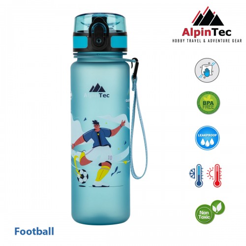 Παγούρι AlpinTec 500ml Football Glow Blue (C-500GB-FT)