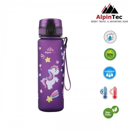 Παγούρι AlpinTec 500ml Unicorn Purple (C-500PE-UN)