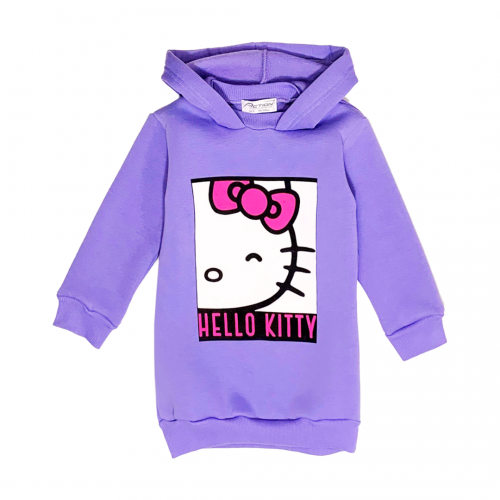 Φόρεμα Φούτερ Hello Kitty Μοβ (12440035)