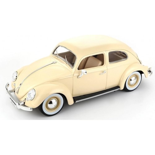 Bburago 1/18 Volkswagen Kafer Beetle 1955 Beige (12029)