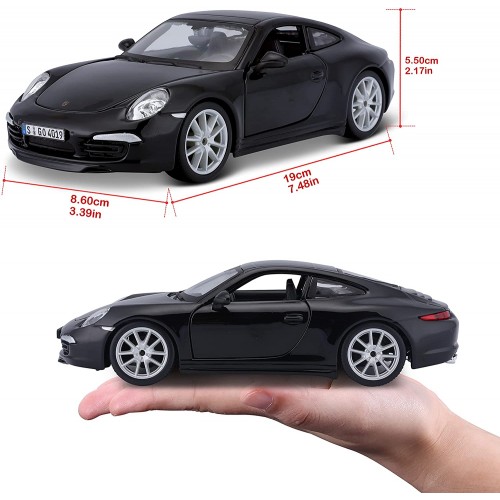 Bburago 1/24 Porsche 911 Carrera S Black (21065)