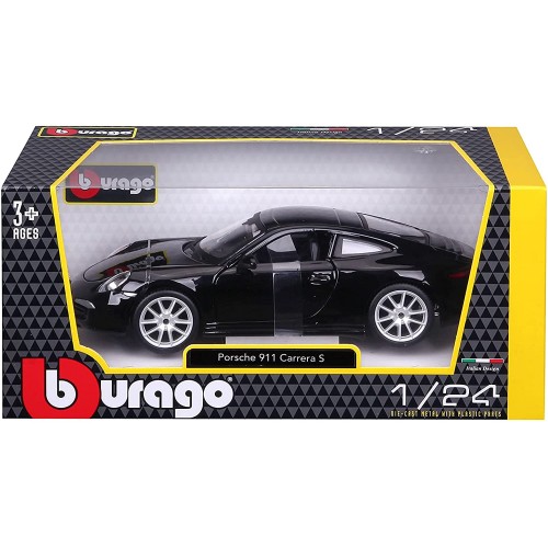 Bburago 1/24 Porsche 911 Carrera S Black (21065)