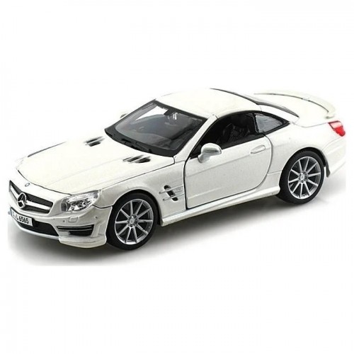 Bburago 1/24 Mercedes Benz SL65 AMG Hardt White (21066)