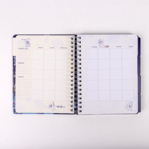 Cerda Lilo and Stitch Σημειωματάριο Weekly Planner με Αυτοκόλλητα (2700000878)