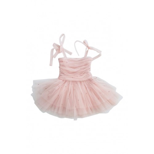 Dolly By Le Petit Tom Φόρεμα Ballerina Pearl Tulle Pink 4-6y (53613)