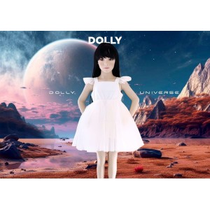 Dolly By Le Petit Tom Φόρεμα Universe Sequin Glitter Galaxy Tutu White 1-3y (69101)