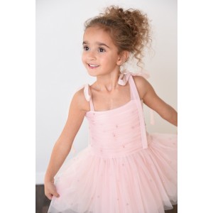 Dolly By Le Petit Tom Φόρεμα Ballerina Pearl Tulle Pink 4-6y (53613)