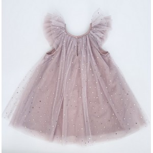 Dolly By Le Petit Tom Φόρεμα Stars and Moon Tulle Fairy Dusty violet Purple 4-6y (79043)