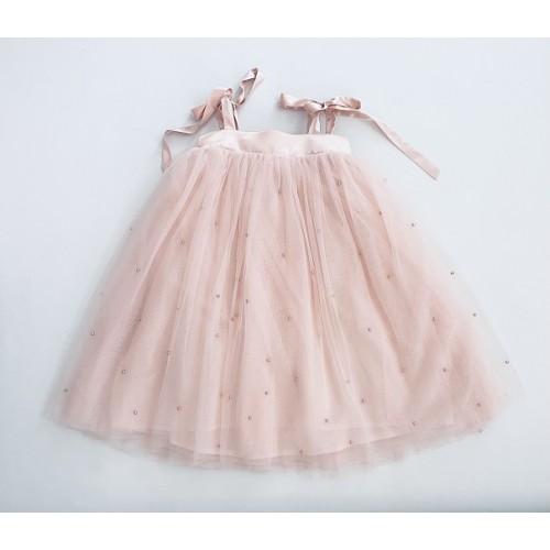 Dolly By Le Petit Tom Φόρεμα και Φούστα 2in1  Pearl Cute Tulle Dollypink 6-8y (63405)