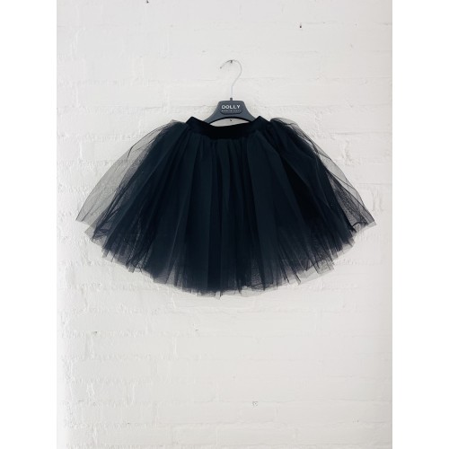 Dolly By Le Petit Tom Φούστα Classic Tutu With Velvet Black 6-8y (02189)