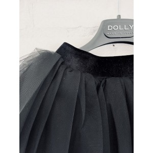 Dolly By Le Petit Tom Φούστα Classic Tutu With Velvet Black 8-10y (34957)