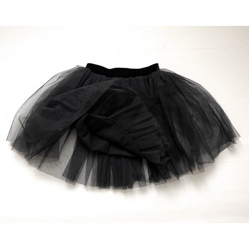 Dolly By Le Petit Tom Φούστα Classic Tutu With Velvet Black 6-8y (02189)