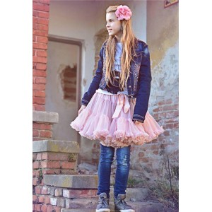 Dolly By Le Petit Tom Φούστα Tutu Cat Princess Dusty Pink 4-6y (285692