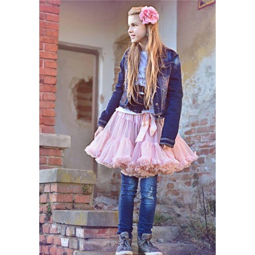 Dolly By Le Petit Tom Φούστα Tutu Cat Princess Dusty Pink 4-6y (285692