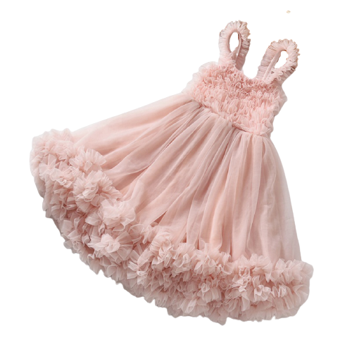 Dolly By Le Petit Tom Φόρεμα Pettidress Ballet Pink 6-8y (30179)