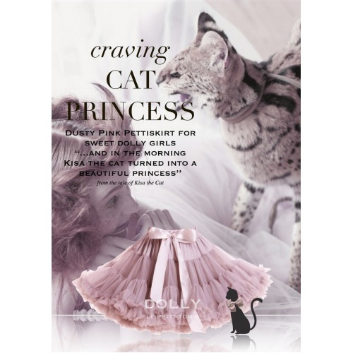 Dolly By Le Petit Tom Φούστα Tutu Cat Princess Dusty Pink 4-6y (285692