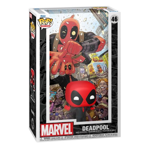 Funko POP! Comic Cover Vinyl Figure Deadpool in Black Suit (46)