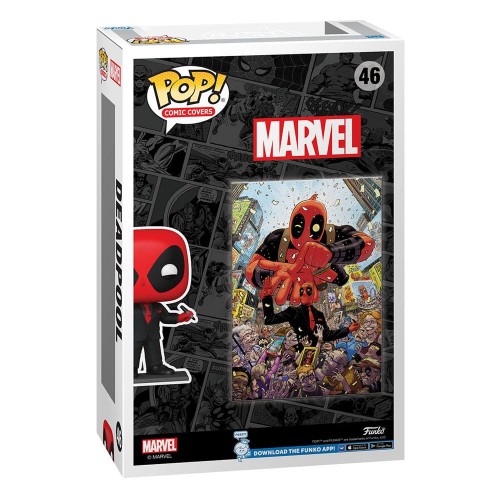 Funko POP! Comic Cover Vinyl Figure Deadpool in Black Suit (46)