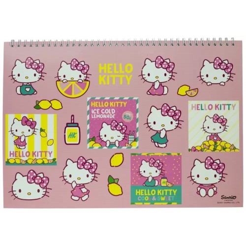 GIM Μπλοκ Ζωγραφικής με Αυτοκόλλητα Hello Kitty (335-70416)