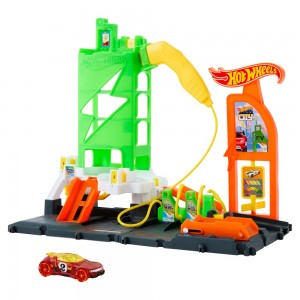 Hot Wheels City Πίστα Σταθμός Καυσίμων (HTN79)