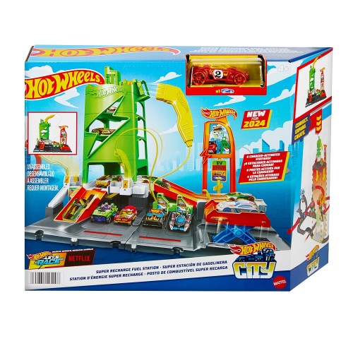 Hot Wheels City Πίστα Σταθμός Καυσίμων (HTN79)