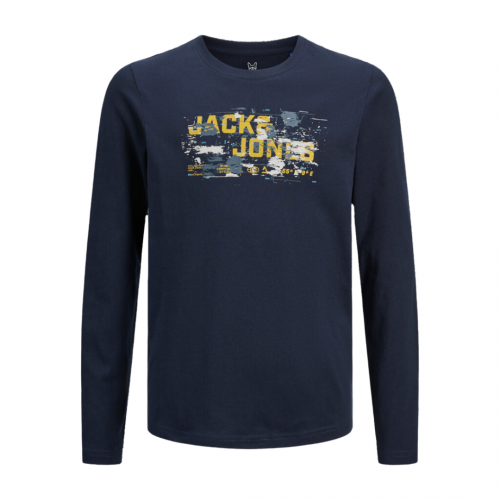 Jack and Jones Junior T-shirt Μακρυμάνικο Logo Navy Blazer (12263092)