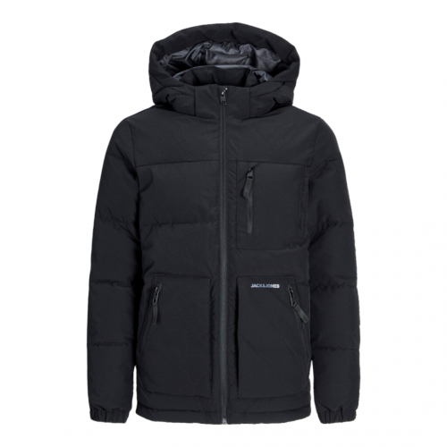 Jack and Jones Junior Μπουφάν Padded Μαύρο (12258547)