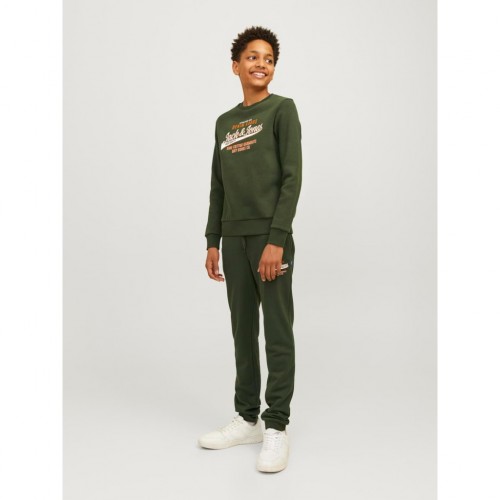 Jack and Jones Junior Παντελόνι Φούτερ Kombu Green (12258851)