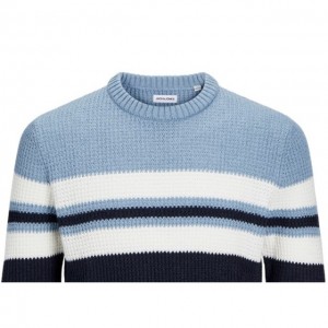 Jack and Jones Junior Πουλόβερ Πλεκτό Τρίχρωμο (12259015)