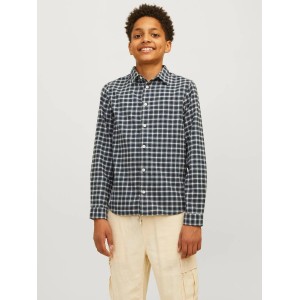 Jack and Jones Junior Πουκάμισο Καρώ Forest Night (12260996)