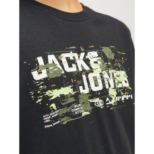 Jack and Jones Junior T-shirt Μακρυμάνικο Logo Black (12263092)