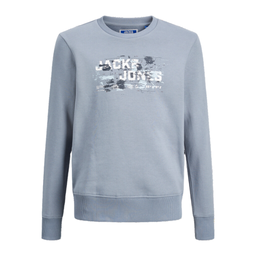 Jack and Jones Junior Μπλούζα Φούτερ Λαιμόκοψη Flint Stone (12263516)