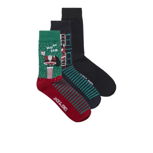 Jack and Jones Junior Κάλτσες Σετ3 Santa (12267029)