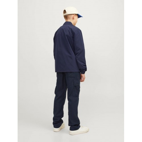 Jack and Jones Junior Παντελόνι Λινό Dark Navy (12255663)