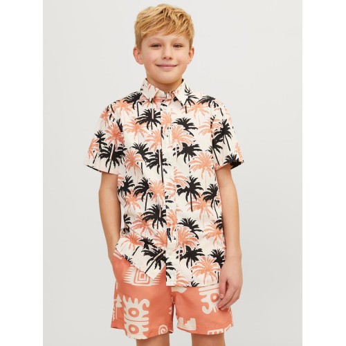 Jack and Jones Junior Πουκάμισο Floral Buttercream (12255680)