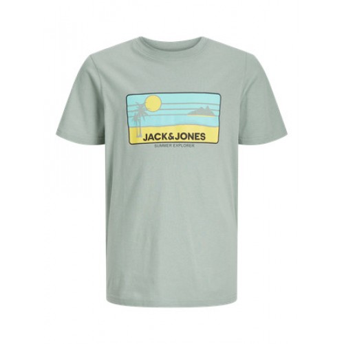 Jack and Jones Junior Μπλούζα Summer Explorer Iceberg Green (12269975)