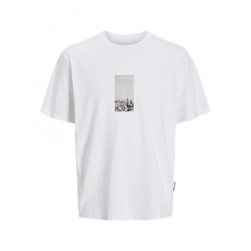 Jack and Jones T-shirt Photo Branding Bright White (12279809)