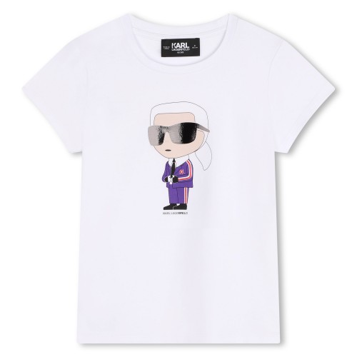 Karl Lagerfeld T-Shirt Λευκό Νο12 (Z30211 10P)