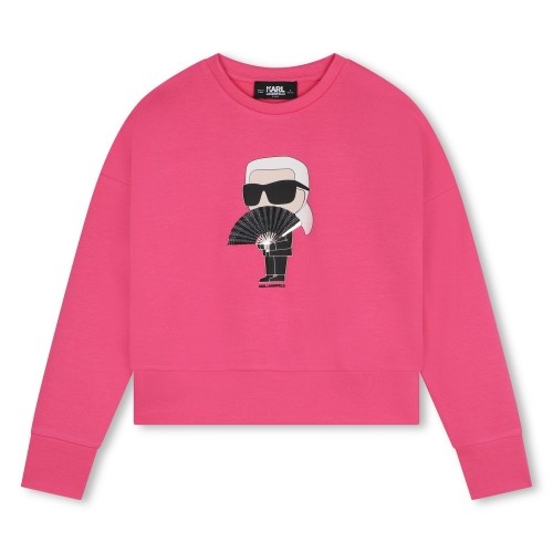 Karl Lagerfeld Μπλούζα Φούτερ Pink 14 -16 (Z30219)