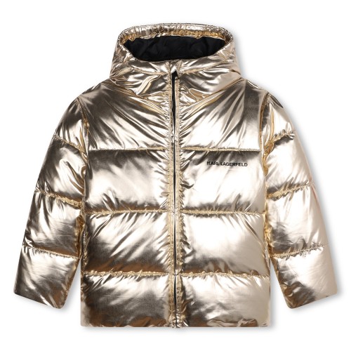 Karl Lagerfeld Μπουφάν Puffer Metallic Gold (Z30234)