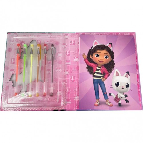 Kids Licensing Gabby Σημειωματάριο με 6 gel pens (88345)