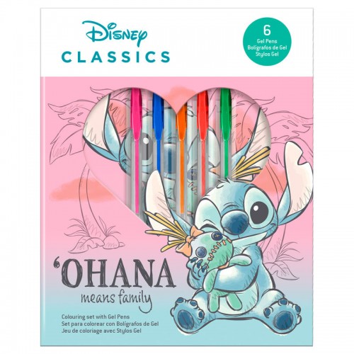 Kids Licensing Stitch Σημειωματάριο με 6 Gel Pens (88444)