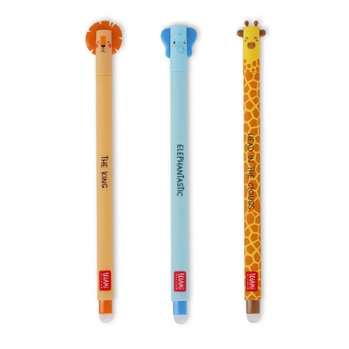 Legami Erasable Pens Wild Savannah (EPSET0003)