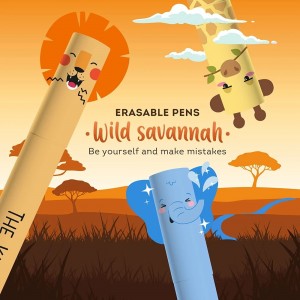 Legami Erasable Pens Wild Savannah (EPSET0003)