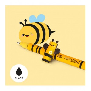 Legami Στυλό Gel Erasable Bee Μαύρο 0.7mm (EP0029)